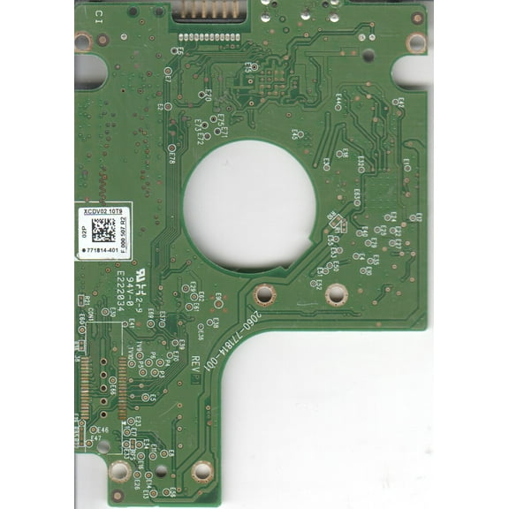 WD7500KMVW-11ZSMS5, 771814-401 02P, WD USB 2.5 PCB