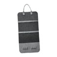 thumbnail image 3 of Bolsa de fieltro para almacenamiento de juguetes de plumas de gato, soporte para juguetes para armario, pared de habitación gris oscuro, 3 of 8