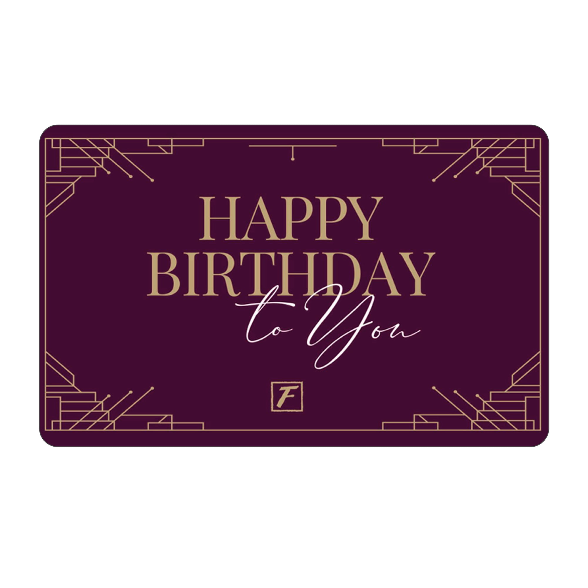 Fleming's $25 Happy Birthday eGift Card [Email Delivery]