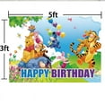 thumbnail image 6 of Winnie the Pooh Birthday Banner Backdrop Background Taspestry Post Wall Decor Party Supplies, 6 of 6