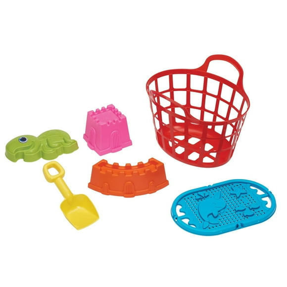 American Plastic Toys 6 PC Stacking Beach Bag Set