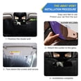 thumbnail image 2 of Universal Fit Accordion Auto Sunshade Windshield Sunshade 53'' x 23.5'' Brown Hair Mermaid, 2 of 8
