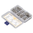 thumbnail image 4 of Kit de Vis Auto-Perceuse, Vis Transversale à Tête Ronde Force de Maintien Multifonctionnelle 140PCS 6 Spécifications pour la Réparation de Machines pour le Travail du Bois, 4 of 8