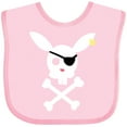 thumbnail image 3 of Inktastic Cute Easter Pirate Bunny with Eyepatch and Earring Boys or Girls Baby Bib, 3 of 4