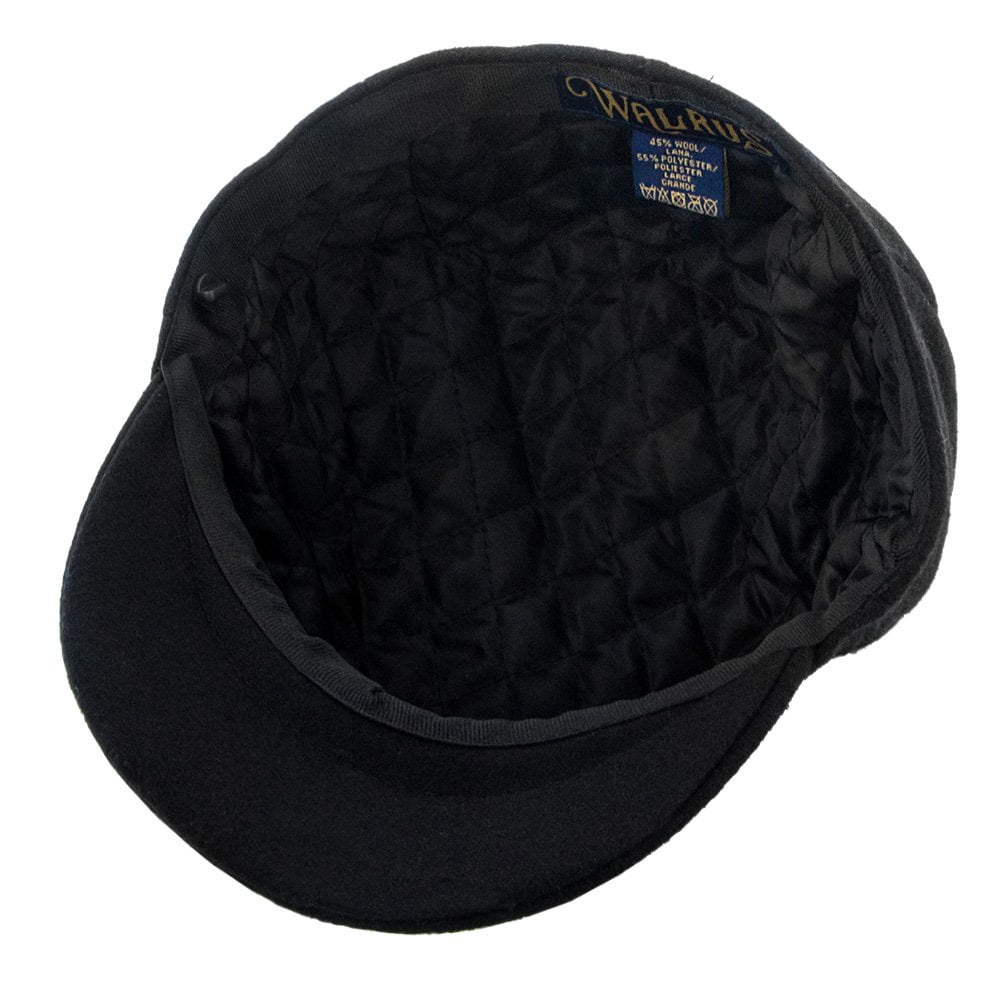 Shelby - Walrus Hat Wool Blend 8 Panel Newsboy Cap