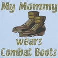 thumbnail image 2 of CafePress - My Mommy Wears Combat Boots Infant Bodysuit - Baby Light Bodysuit, Size Newborn - 24 Months, 2 of 4