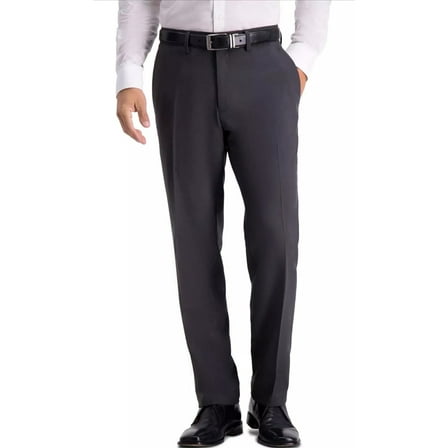Kenneth Cole Men's Modern Fit Techni-Cole Suit Separate Pants, Dark Gray 40x32