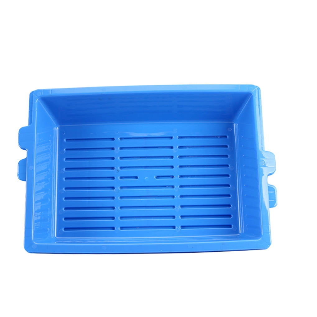 PBPBOX Durable Litter Box for Easy Cleaning and Comfort with Spill Prevention Design for Pet Use
