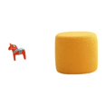 thumbnail image 1 of Reposapiés otomano coleccionable con escultura de animal Dalecarlian, banco, silla, taburete cilíndrico para estantería, armario de entrada, hogar, 1 of 8