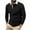 Black, variant on Jalioing Long Sleeve Golf Shirt for Men Color Block Collared Button T Shirt Business Casual Fall Tops