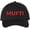 Black/Red, variant on Mufti Embroidered Baseball Cap | Imam Text Faqih Islamic Men's Scholar Teacher Leader Hat (Khaki/Black)