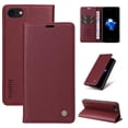 thumbnail image 1 of Funda para iPhone SE 2022 Estuche de Cuero PU Tipo Cartera con Ranuras para Tarjetas y Cierre Magnético, 1 of 5