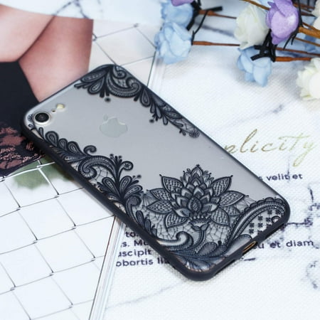 Gououd Iphone Case 2 In 1 Ultra Dunne Schale Ultra Dunn Weich Tpu Bumper Case Silikon Schutzcase Tpu Bumper Schale Fur Apple Iphone 7 8plus Blacker Lotus Walmart Canada