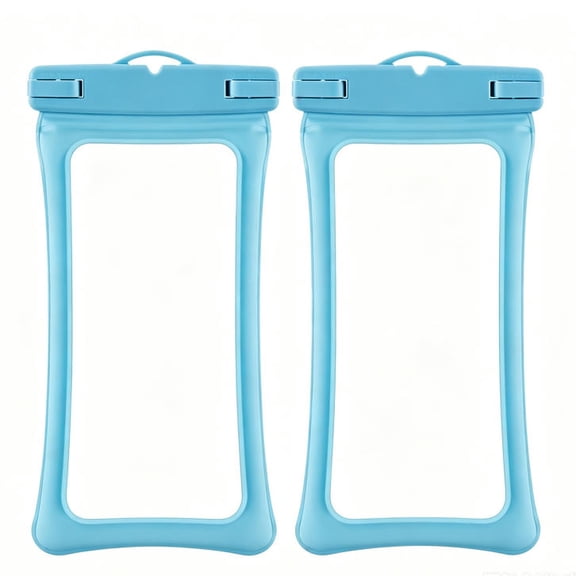 Floating Waterproof Phone Pouch 2 Pack, IPX8 Waterproof Phone Case Dry Bag with iPhone 17/16/15/14/13 Pro Max up to 7", Water Proof Pouch for Vacation Beach Pool Kayak Cruise Hot Spring Essentials