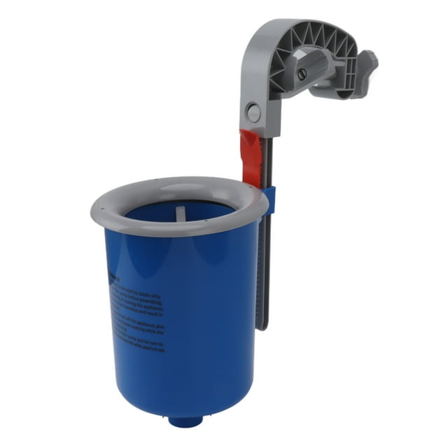 Pool Skim Cleaner, Wall Mount Blue Pool Skimmer Sturdy Detachable for Swimming Pool