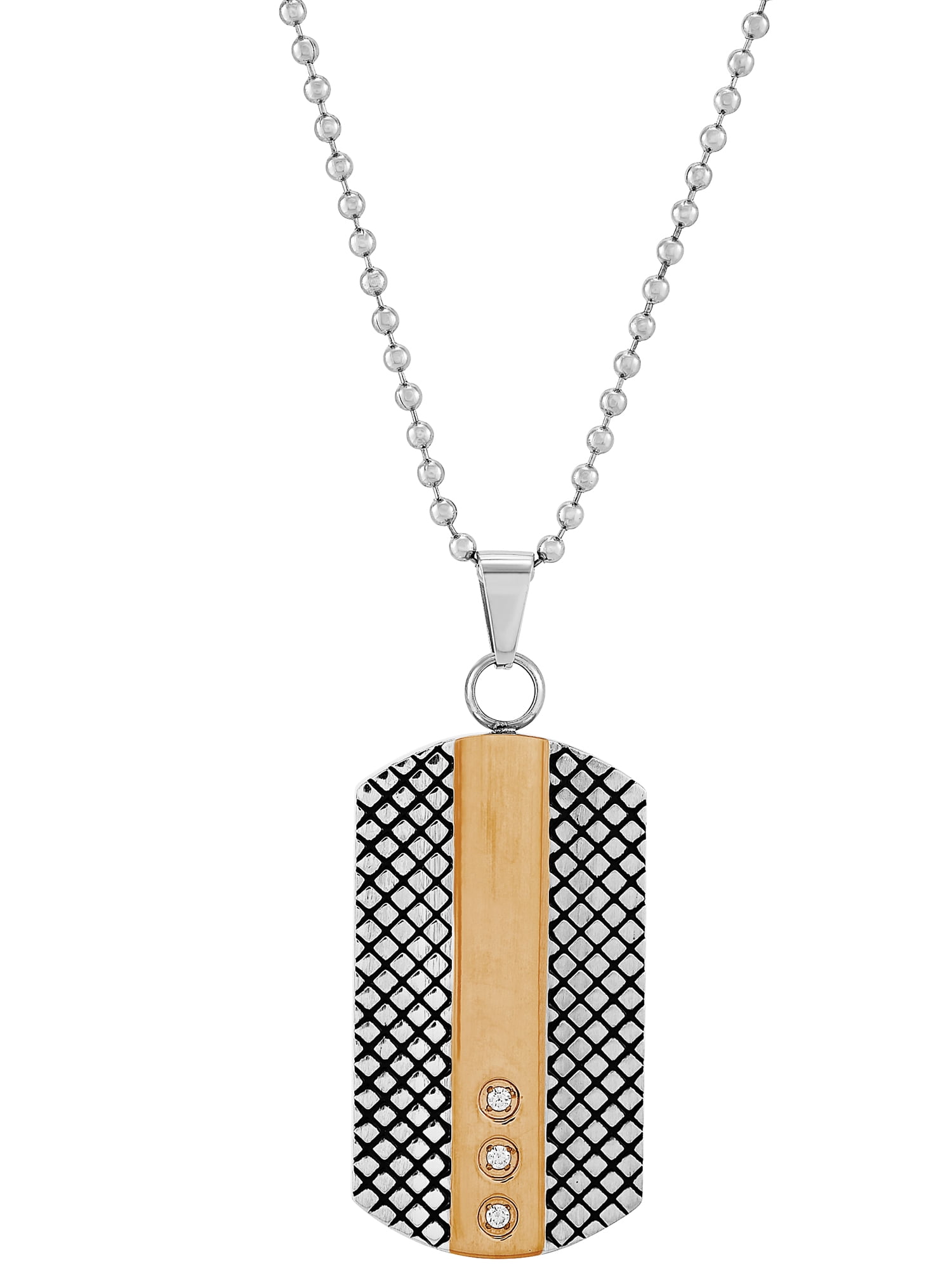 stainless steel dog tag pendant