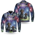 thumbnail image 3 of Happy New Year Dachshund Family Cheer Winter Midnight Firework All Over Print 3D Baseball Jacket Wiener Dog Lover Gifts Idea Bomber Jacket Softball - 02025, 3 of 6