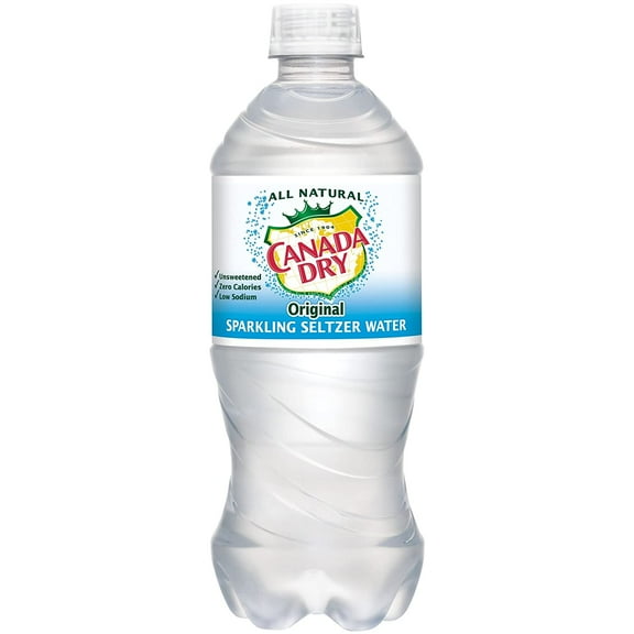 Canada Dry Original Sparkling Seltzer Water 20 Oz - Pack Of 24