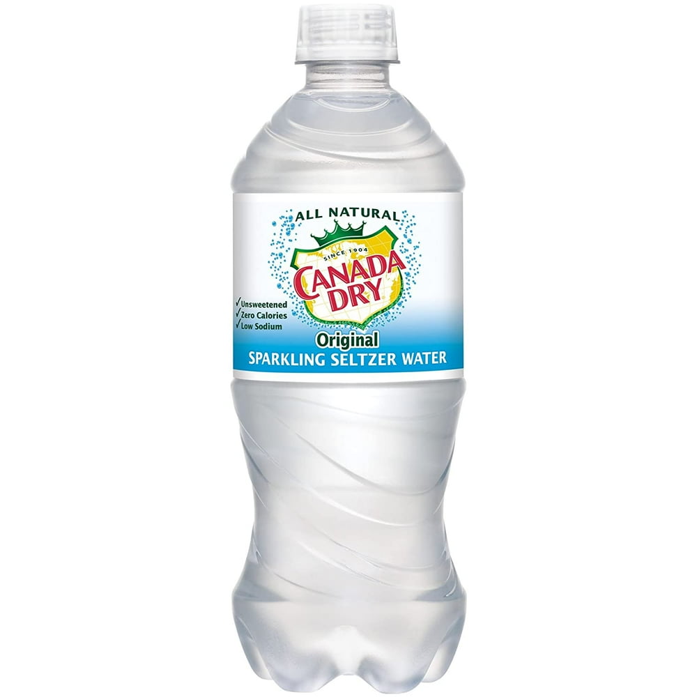 Canada Dry Original Sparkling Seltzer Water 20 Oz Pack Of 24