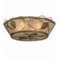 thumbnail image 7 of Meyda Tiffany 31602 Whispering Pines 3 Light 22" Wide Semi-Flush Ceiling Fixture -, 7 of 7