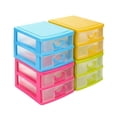 thumbnail image 5 of YiJuHui Plastic Desktop Drawer Organizer, Small Multipurpose Storage Case Box for Jewelry Beads Pills, Desk Drawer Organizer Cabinet with Removable Dividers, Home Bathroom Counter Supply Holder, 5 of 5