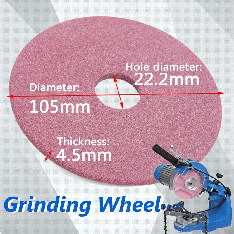 105mm Grinding Wheel Fits For Chainsaw Sharpener Grinder 3/8 & 404 Chain 