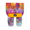 Playtex Trolls Sipsters Insulated Spill Proof Spout Cups, Stage 3, 12m+ 9oz, 2 Cups