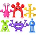 thumbnail image 1 of Juguetes de baño de bebé, juguete de ventosa: juguete de baño sin agujeros para bebés pequeños – Mini juguetes sensles con ventosa para niños y niñas, juguete de construcción de ventanas, s, 1 of 5