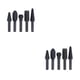 thumbnail image 3 of Kenally 5 uds., limas rotativas para manualidades, vástago de 1/4 de alta calidad, escofina rotativa, brocas de madera, herramienta manual para pulir negro 53-61 mm 2piezas Kenally CBP061468, 3 of 6
