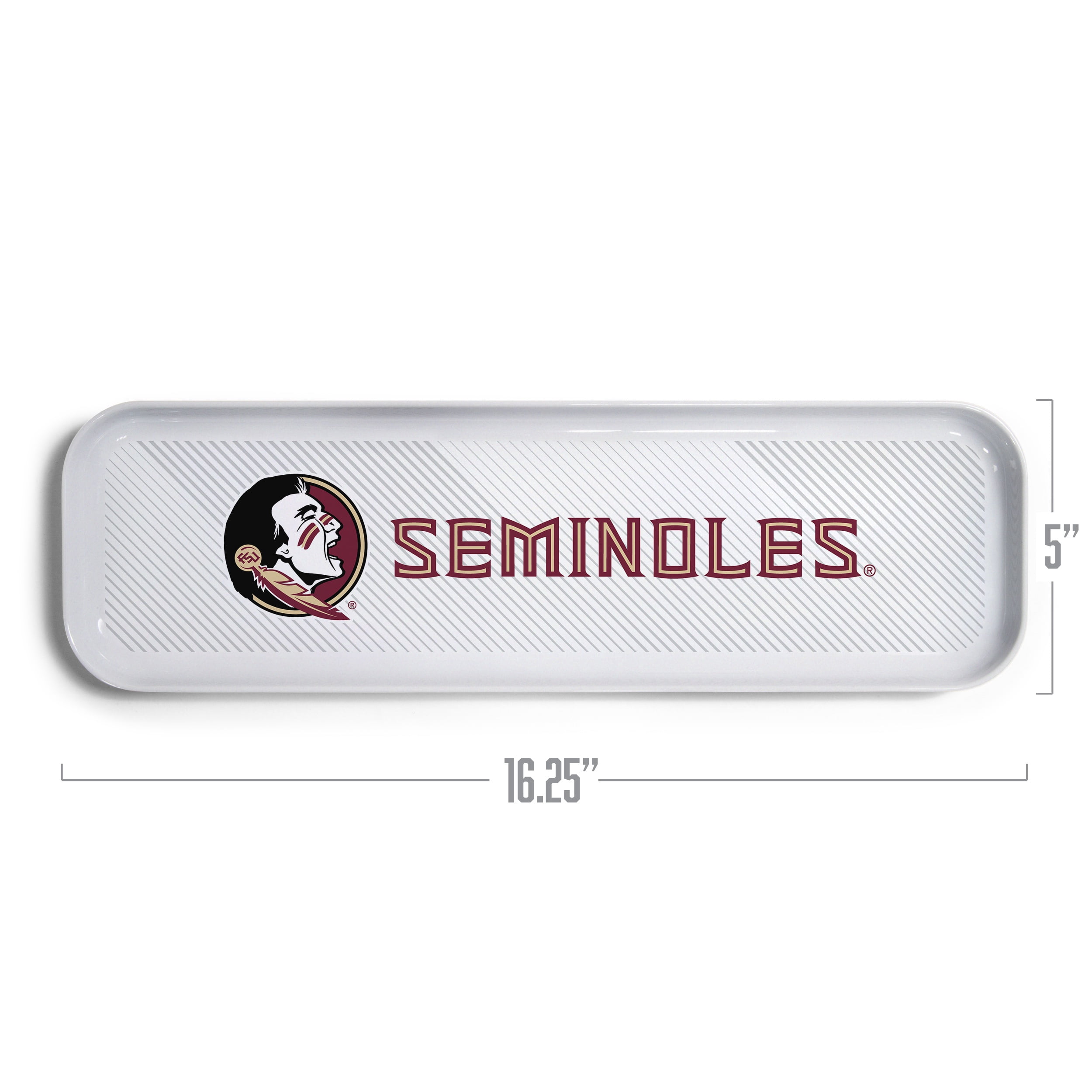 YouTheFan NCAA Florida State Seminoles Small Snack Platter