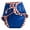 Blue Solid, variant on Kushies Swim Diaper, Medium - Blue
