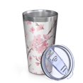 thumbnail image 2 of 16oz Tumblers Pioneer Flower Floral Print Pattern Stainless Steel Vacuum Insulated Double Wall Travel Tumbler Cups Mug with Lid and Straw,Cleaning Brush for Coffee,Tea, 2 of 4