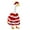 B, variant on Matoen Christmas Tree Costume with Hat, Festive Dress with Bells and Pom-poms for Holiday Parties and Seasonal Celebrations