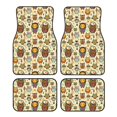 thumbnail image 1 of Fotbe Cute Owls Juego de 4 Tapetes para Auto con Estampado – Alfombrillas de Goma Reforzada, Diseño Antideslizante, Protección para Todo el Año – Vehículos, Autos, Camionetas y SUVs, 1 of 7