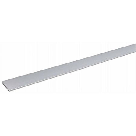 m-d 60715 2 x 1/8 x 48 mill aluminum flat bar stock