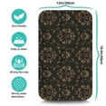 thumbnail image 5 of Washable Rubber Colorful Floral Dish Drying Mats for Kitchen Counter Home Large Coffee Bar Pad Accessories and Decor for Utensils Stemware 19.5''x12'', 5 of 7