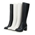 thumbnail image 5 of KELINFONG Women's Gogo Boots Square Toe Knee High Boots for Women Warm and Comfortable Boots, 5 of 7