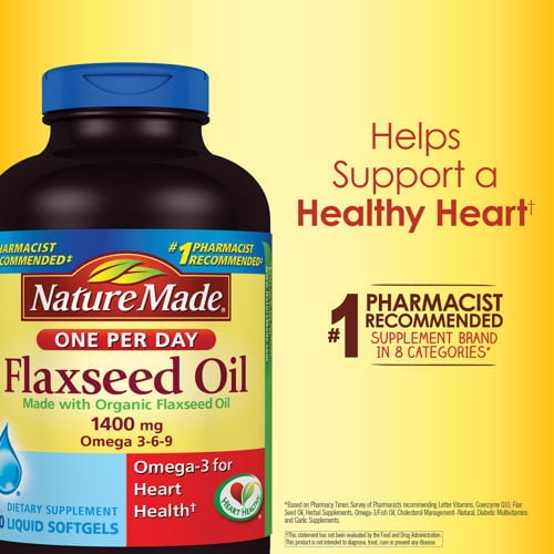 Nature Made Flaxseed Oil 1,400 mg., 300 Softgels New!!!