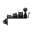 thumbnail image 2 of BAETEUY Halloween Black Cat Door Topper Wooden Door Corner Decor Charming Black Cat Theme Home Office Festive Decor, 2 of 7