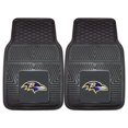 thumbnail image 1 of Tapis de Voiture Baltimore Ravens en Vinyle 2 Pcs, 1 of 1