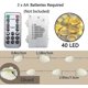 thumbnail image 3 of Ocean Real Seashell 0.8"(h) 40 Led String Lights 13.85ft Battery Operated Waterproof Warm White With Timer And Remote Control For Beach Themed Decor B, 3 of 5