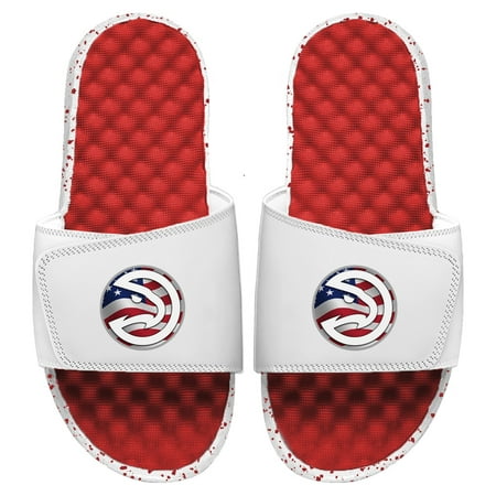

Men s ISlide Red/White Atlanta Hawks Americana Slide Sandals