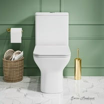 Carre One Piece Square Toilet Dual Flush 1.1/1.6 gpf in Matte White