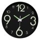 thumbnail image 3 of Reloj de pared que brilla en la oscuridad, relojes decorativos, números luminosos, reloj para Estilo C, 3 of 9