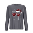thumbnail image 3 of ZHYou Christmas Printed Tops For Men Long Sleeve Crew Neck Fashion Comfortable Tees T Shirts With Pocket, 3 of 5
