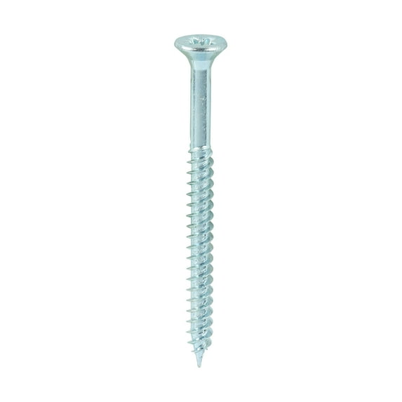 Timco - Twin-Threaded Woodscrews - PZ - Double Countersunk - Zinc (Size 6 x 1 3/4 - 200 Pieces)