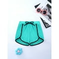 thumbnail image 5 of Alvivi Kids Girls 3 Piece Tankini Swimsuit Crop Top Bottom Shorts Bathing Suit, 5 of 7