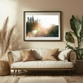 thumbnail image 3 of Sun Flare - Photography Forest Nature Landscape Wilderness Woodland Scenic Black Framed Wall Art Print 16 x 24 inches, 3 of 4