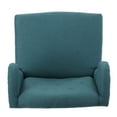 thumbnail image 6 of Wingback chair with button tufting, nailhead detail, and cabriole legs in vibrant colors for a classic stylish accent, 6 of 13