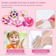 thumbnail image 4 of Juego De Maquillaje, 24 Piezas De Maquillaje Para Niñas, Kit De Maquillaje Para Niños, Juguete De Maquillaje Para Niñas Pequeñas, Juego De Maquillaje Lavable Para Niñas, Juego De Halloween, Navidad, F Muyoka Hogar, 4 of 6